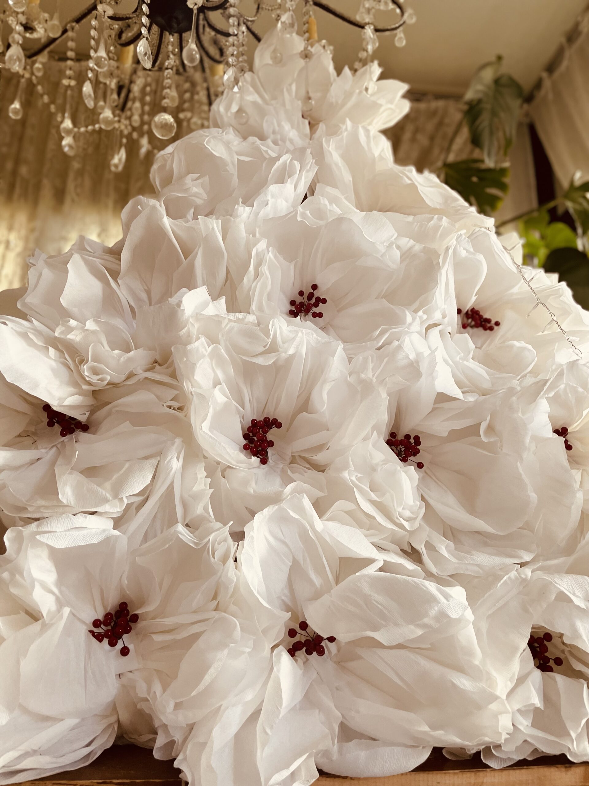 Fiori di carta giganti